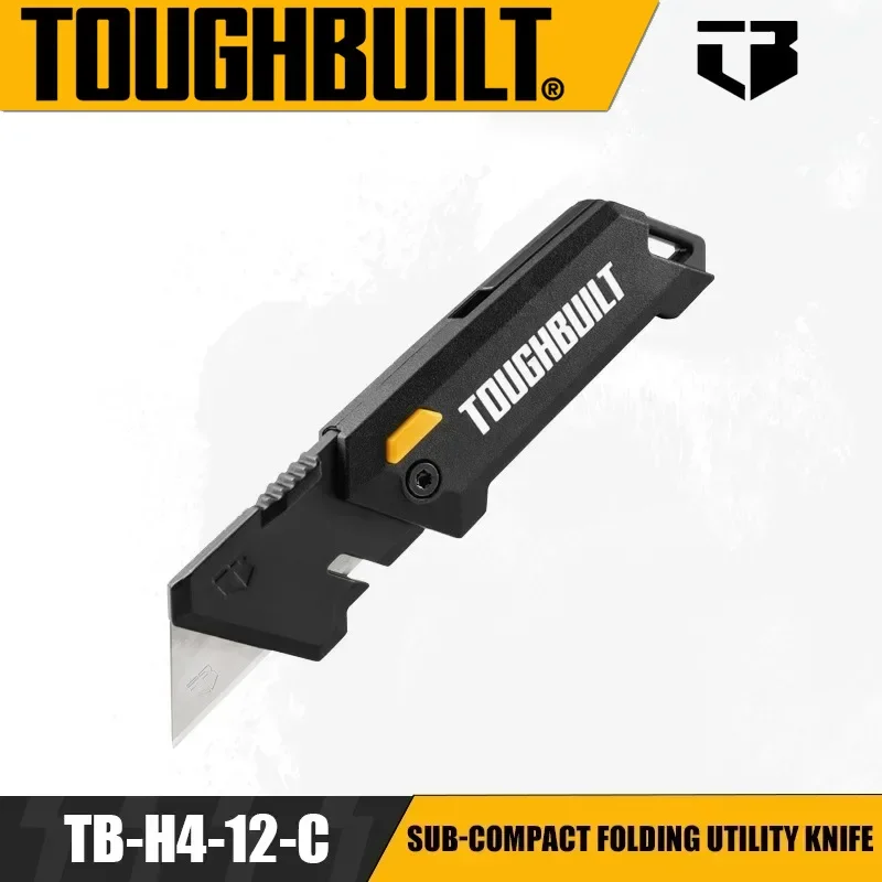 

TOUGHBUILT TB-H4-12-C Sub-Compact Folding Utility Knife Hand Tools Titanium Knife Karambit Keychain Knife