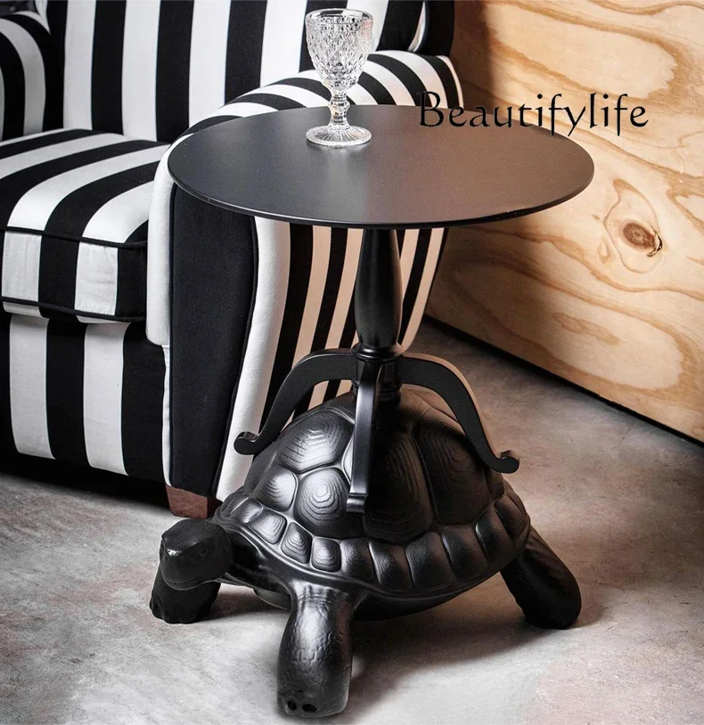 J Modern Simple Living Room Home Coffee Table Coffee Table Turtle Bookshelf Turtle Potted Plant Modern Art