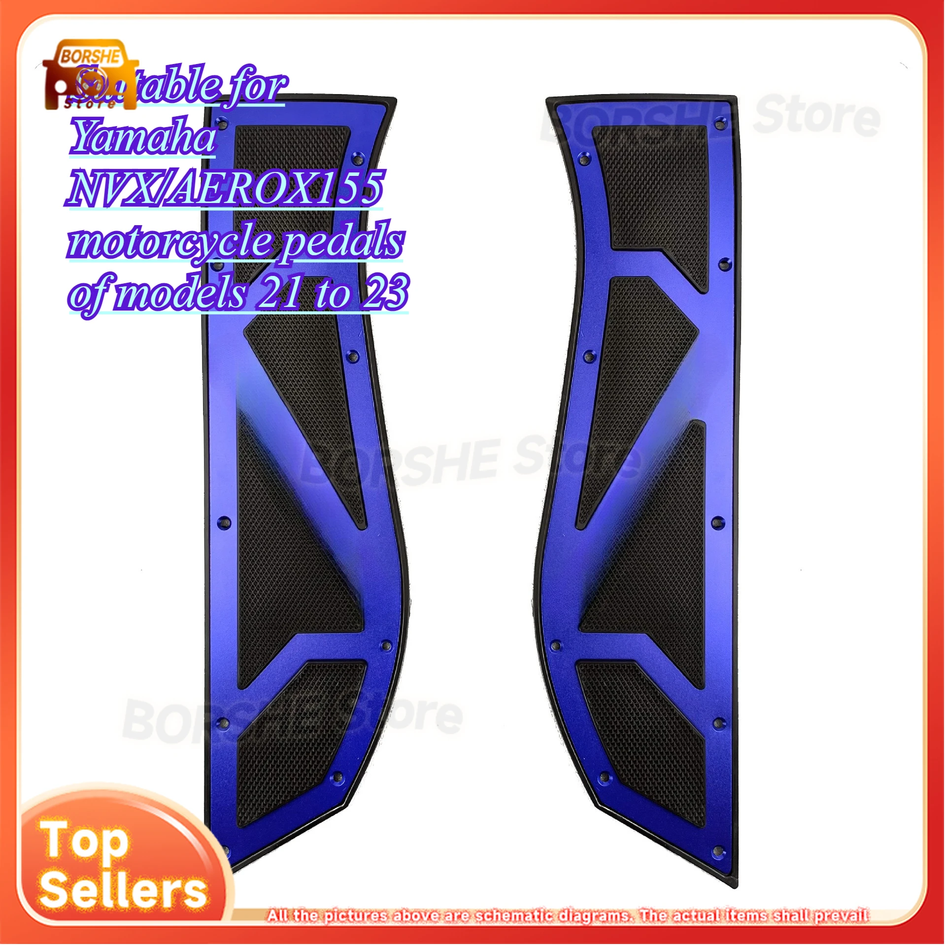 

Suitable for Yamaha NVX/AEROX155 motorcycle pedals of models 21 to 23