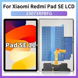New For Xiaomi Redmi Pad SE 23073RPBFG LCD For Redmi PAD 2 Digitizer Assembly Repair For Redmi Pad 2nd Gen