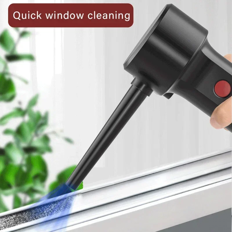 Icanzuo Cordless Air Duster เครื่องเป่าลมไฟฟ้าทําความสะอาดคีย์บอร์ดคอมพิวเตอร์,ชาร์จมือถือคอมพิวเตอร์ Duster Cleaner