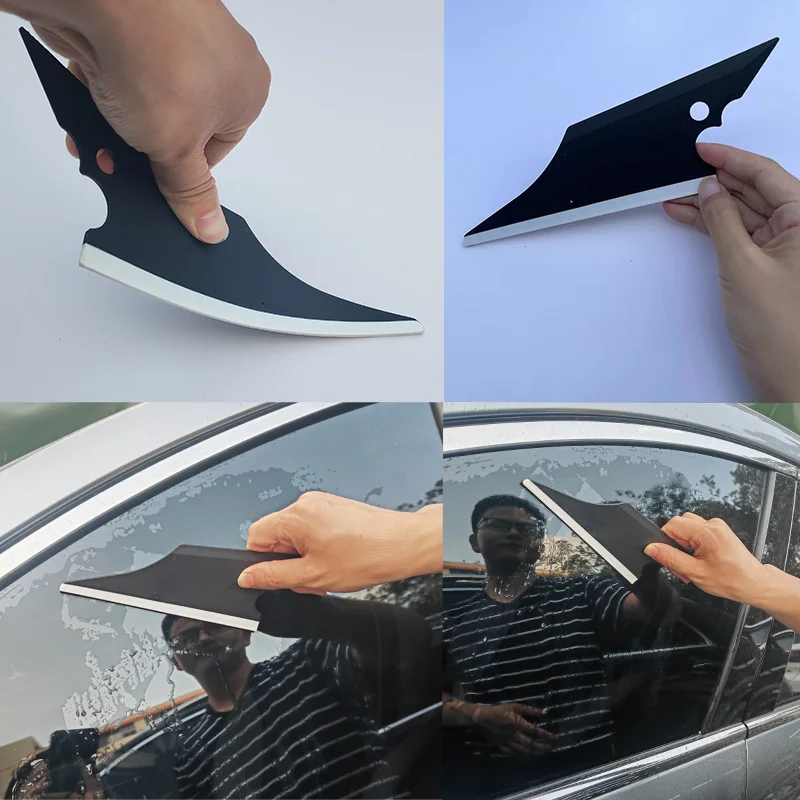 1Pc Fish Shape Car Foil Film Squeegee Window Tint Tool Car Sticker Install Scraper Carbon Fiber Vinyl Wrap Soft Scraper