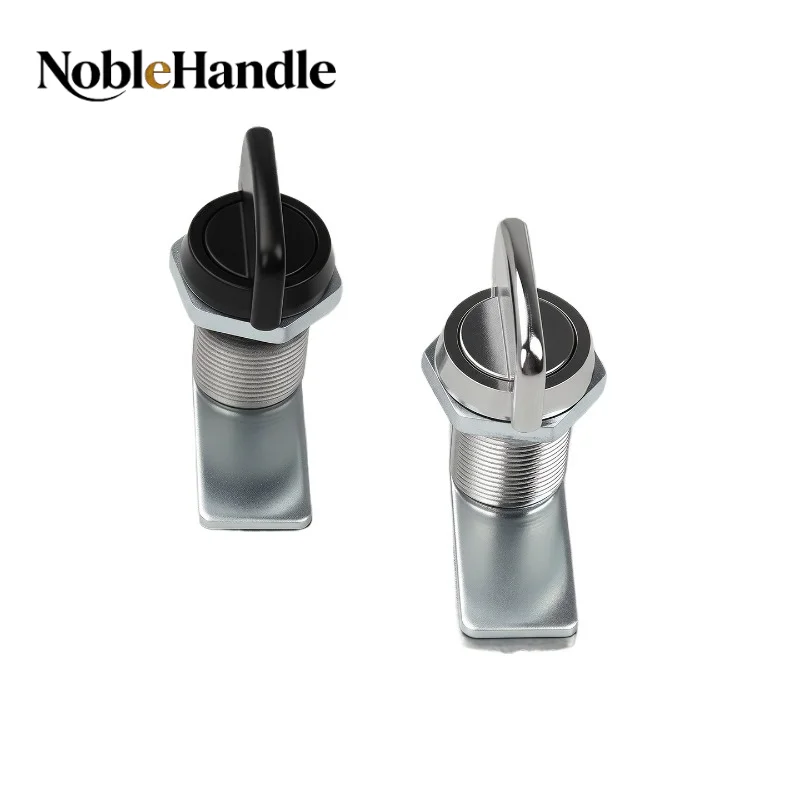 MS424 Keyless Cylinder Cabinet Lock, Knob Type Rotary Cam Handle Lock for Electric Meter Box, Power Distribution Cabinet