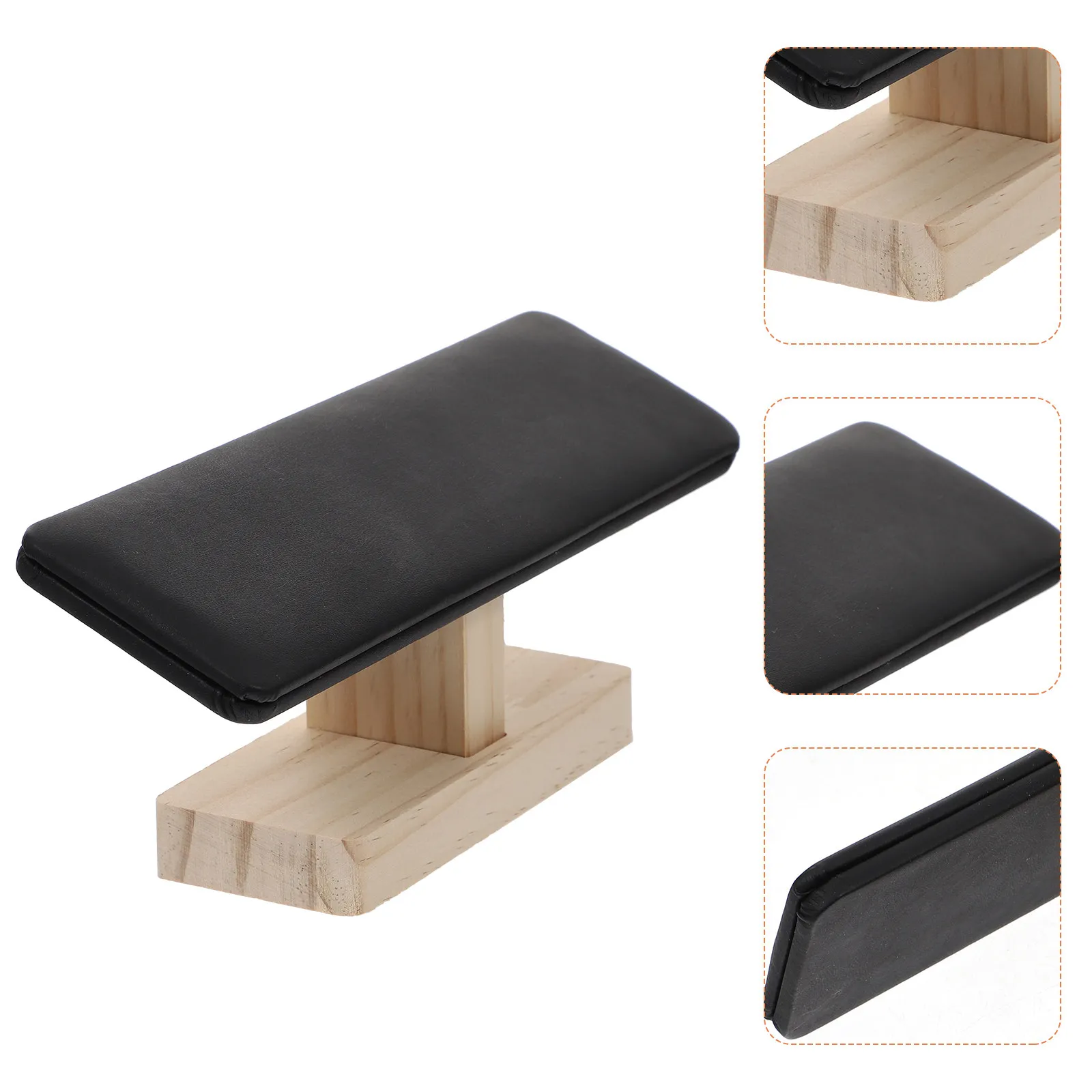 

Elegant Bamboo Wood Jewelry Display Stand Organizer for Bracelets Necklaces Watches Home Store Use Trimmed Jewelry Rack