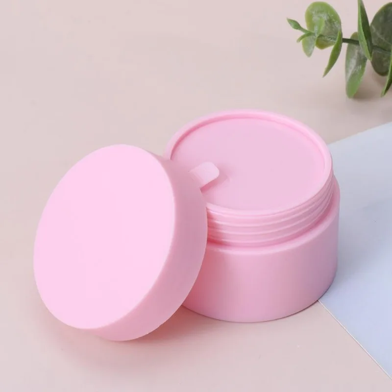 10pcs 5g 15g 20g 30g 50g Colorful Empty Cream Jar Cosmetic Containers Round Plastic Refillable Face Cream Box Travel Bottle Tool