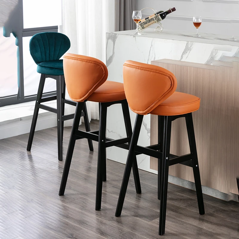 Ergonomische Minimalistische Barkruk Noordse Draagbare Comfortabele Europese Stoel Retro Moderne Sillas Para Barra De Cocina Bar Meubels