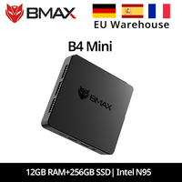 Bmax B4 Mini Windows 11 Pc Intel N95 12Gb 256Gb Ssd 2*Hdmi 1*Dc Supports 4K@60Hz 1000Mhz Intel Uhd Graphics USB HDMI Mini Pc