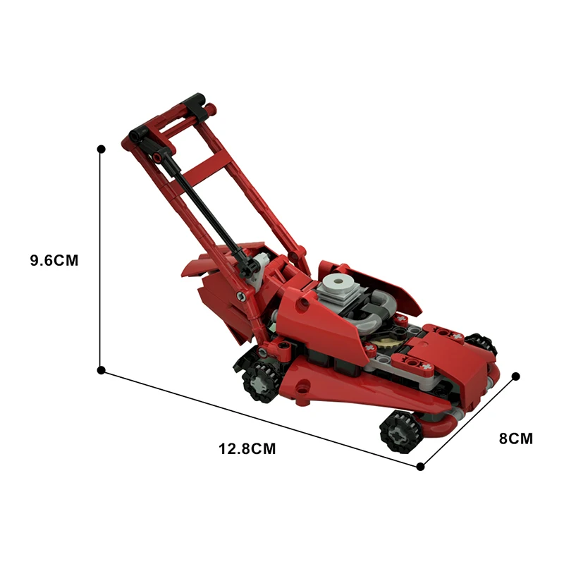 Moc Bouwstenen De Rijke Grasmaaier Bouwsteen Educatief Speelgoed Juguetes Voor Kinderen Verjaardagscadeau