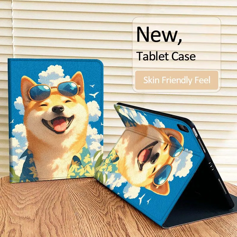 Rural Dog Anime Cute For iPad Pro Air Mini 1 2 3 4 5 6 7 7th 8th 9th 10th 11th 10.2 9.7 10.5 10.9 11 12.9 Tablet Case