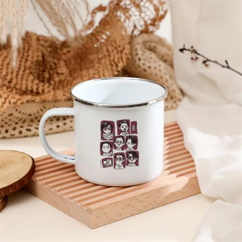 One 12-Ounce Metal Enamel Mug Arirang World Tour 2026 High Quality Water Cup Large Capacity Neutral Coffee Cups Kpop Fan Gift