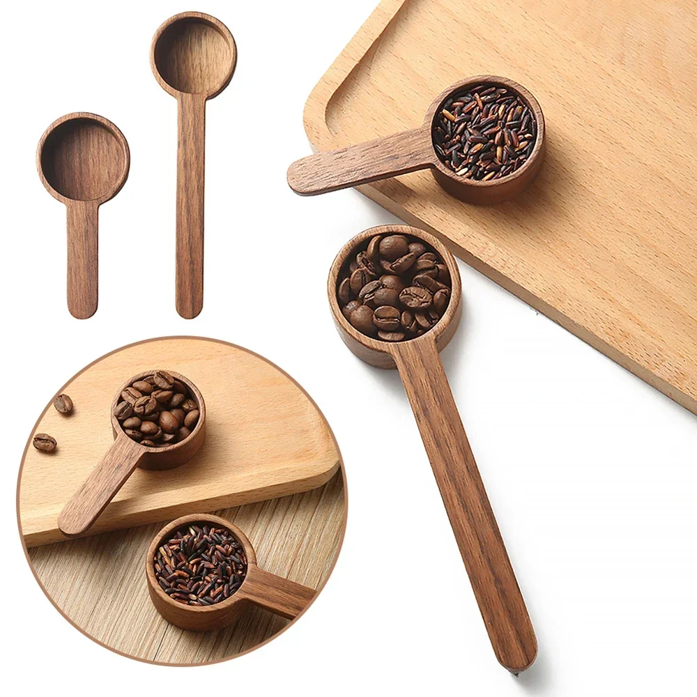 Home Wooden Measuring Spoon Set Kitchen Measuring Spoons Tea Coffee Scoop Sugar Spice Measure Spoon Measuring Tools for Cooking