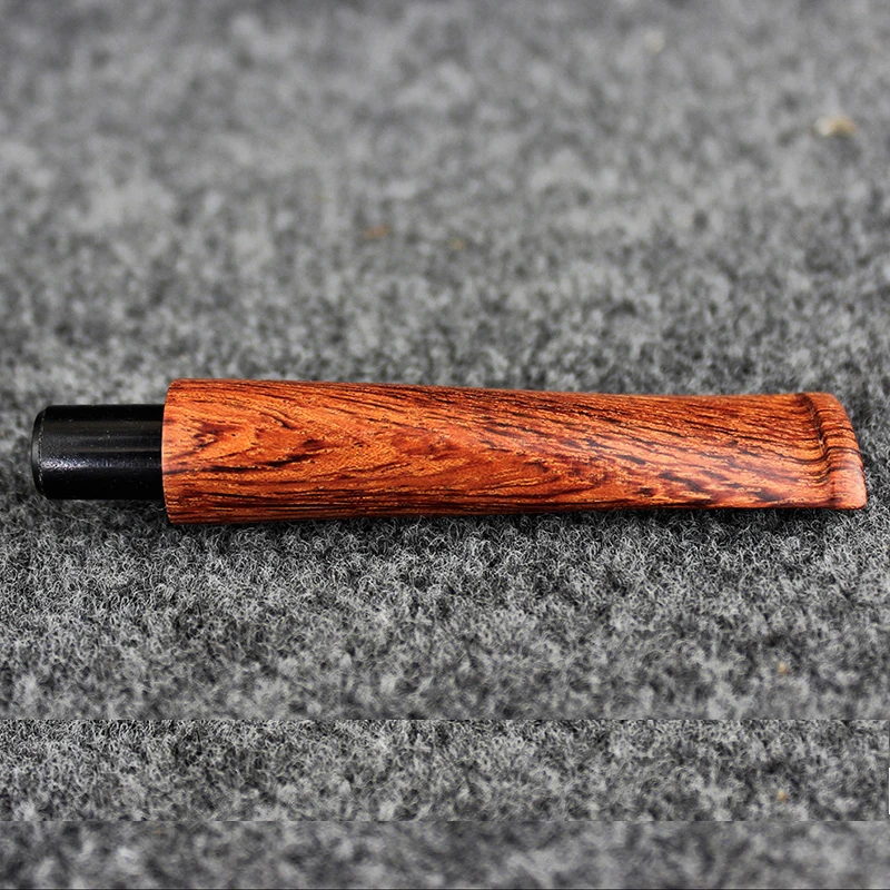 MUXIANG High Quality Smoking Pipe Straight Stem Replacement Specialized Rosewood Tobacco Pipe Accessories  For 9mm Filter be0071