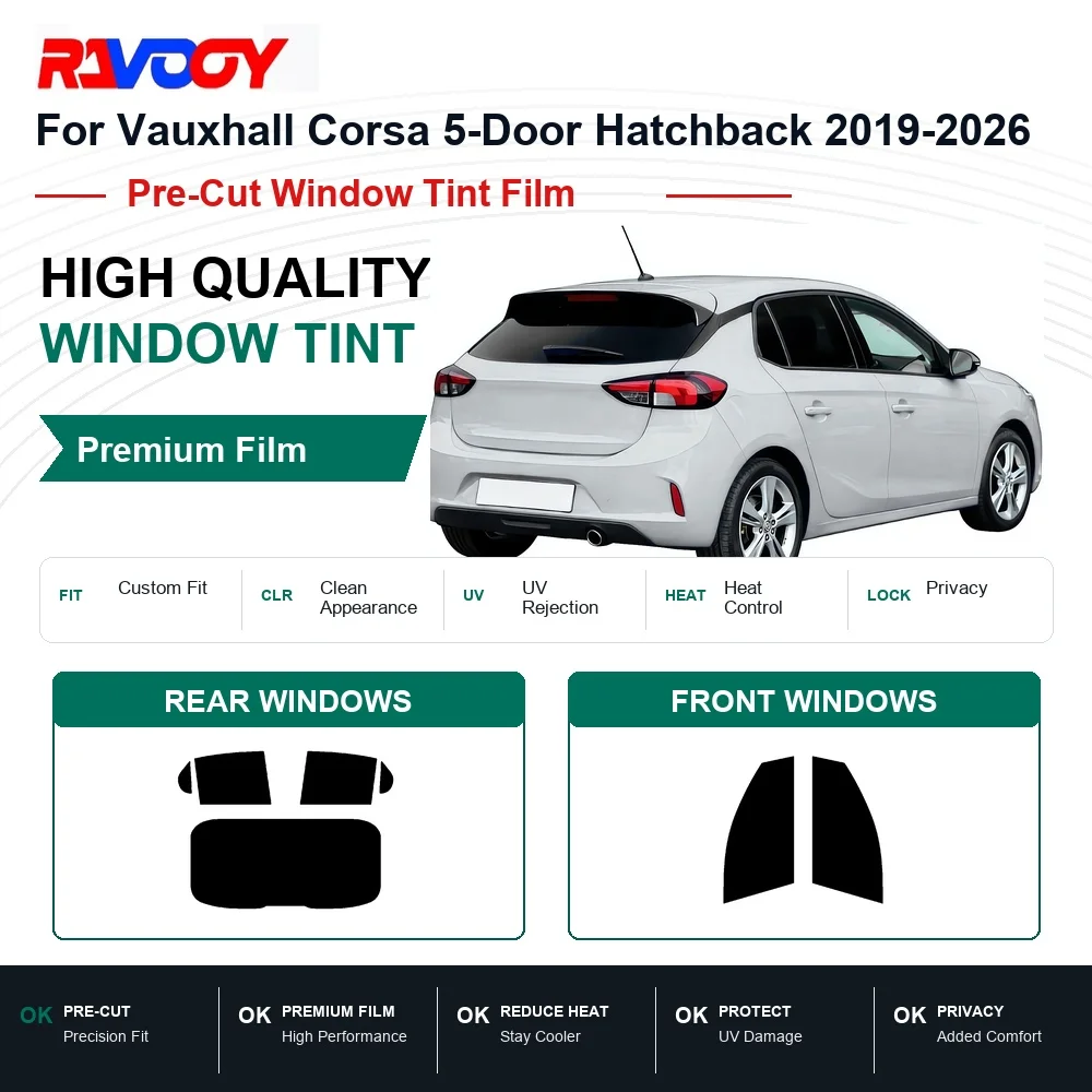 premium-pre-cut-window-tint-for-vauxhall-corsa-5-door-hatchback-2019-2026-front-rear-windows-uv-heat-rejection-privacy-film
