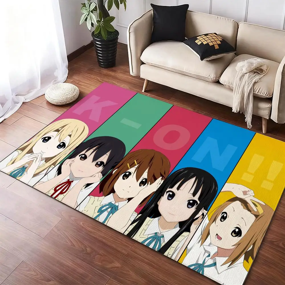 

K-o-ONs anime Kawaii Floor Mat Soft Thickened Non-Slip Door Mat for Living Room Home Decor Flannel Rugs