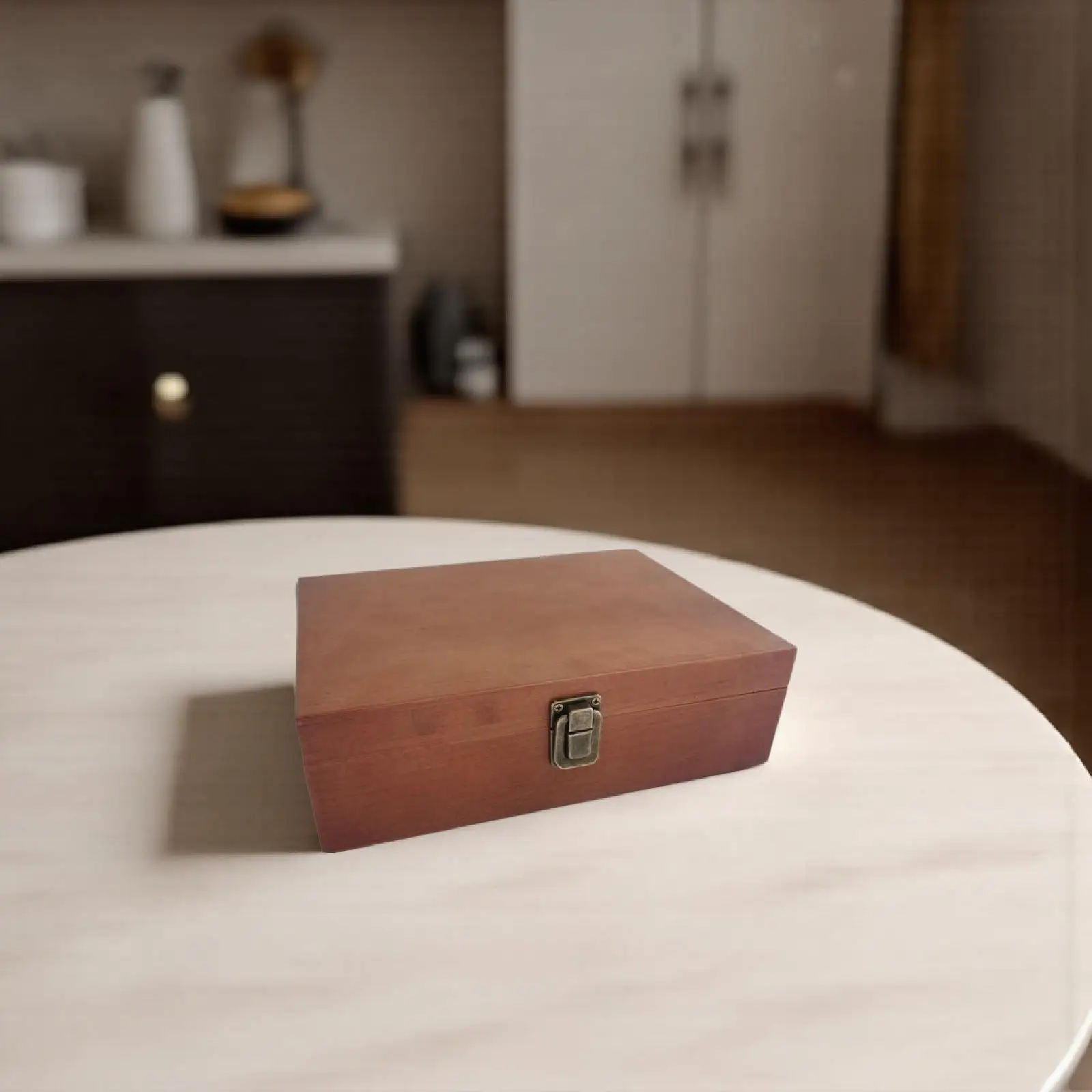 

48-Slot Essential Oil Storage Box Compact Wooden Organizer For 5Ml Bottles Travel Case Nail Polish Display Holder