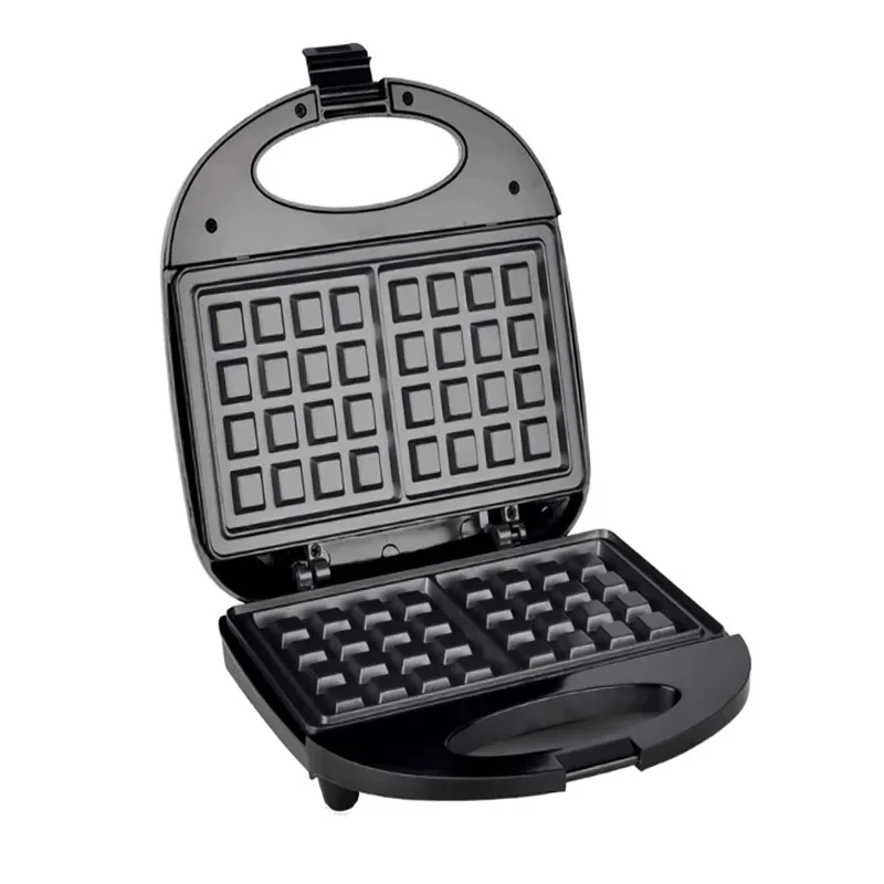 Máquina elétrica de waffle, 3 minutos de cozinha, antiaderente, grelhar ou panquinho, multifuncional, forno de cozinha, máquina de café da manhã