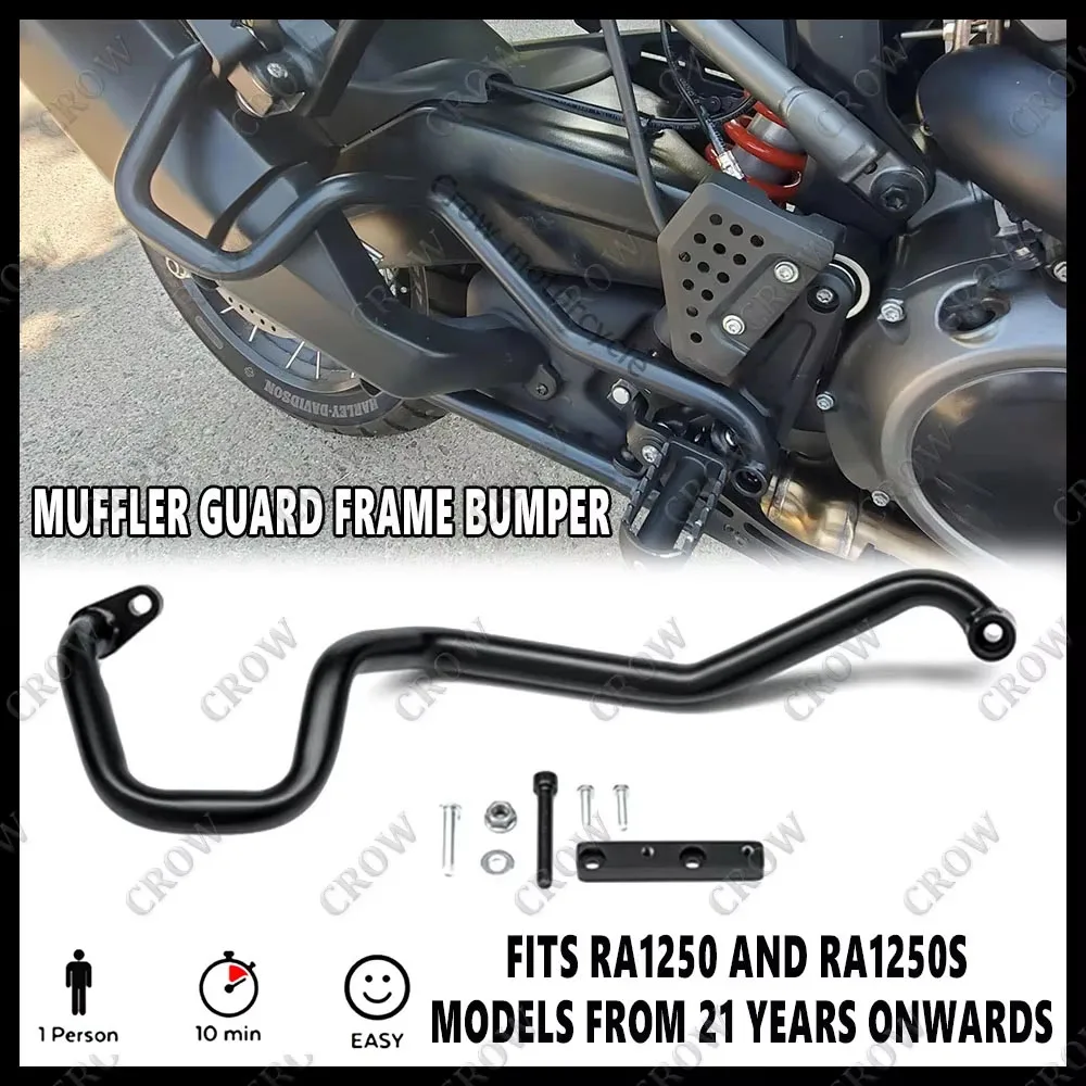 

RA 1250 S New Motorcycle Accessories Muffler Guard Frame Bumper Fits RA1250 And RA1250S Models From 21 Years Onwards