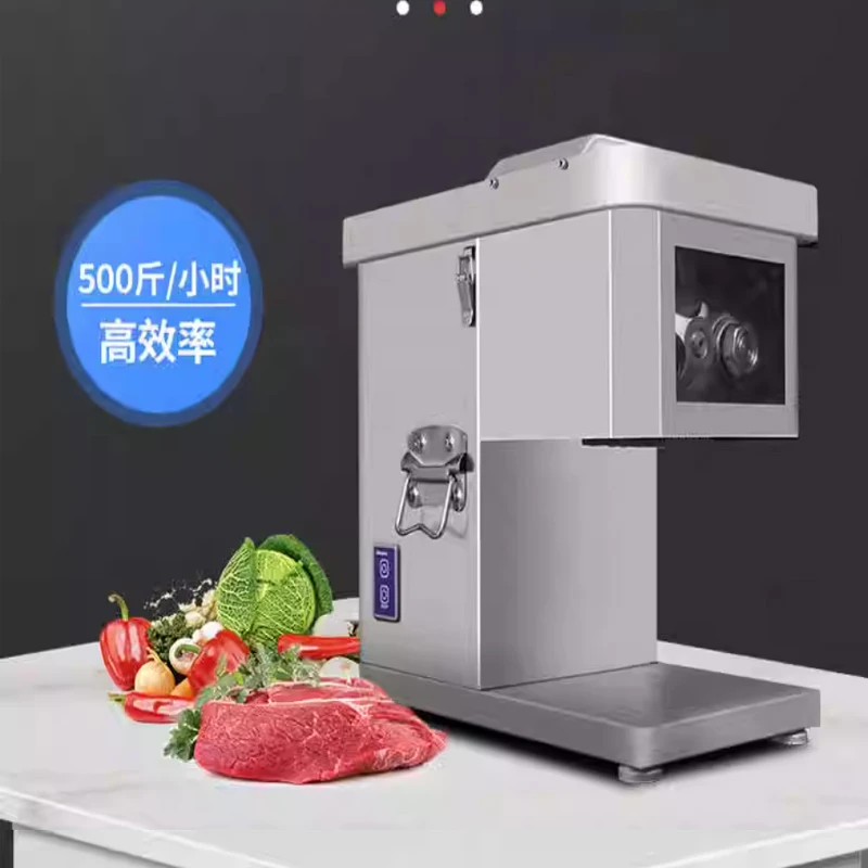 商業電気肉スライサー機垂直肉シュレッダーダイシングマシン肉切断機野菜カッター 220V 110V