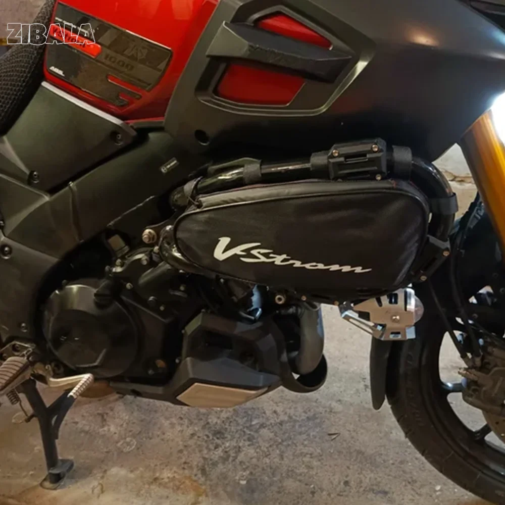 

For SUZUKI V-STROM DL1000 Motorcycle Nylon Frame Crash Bar Waterproof Repair Bag Positioning Tool Bag VSTROM DL 1000 2014-2021