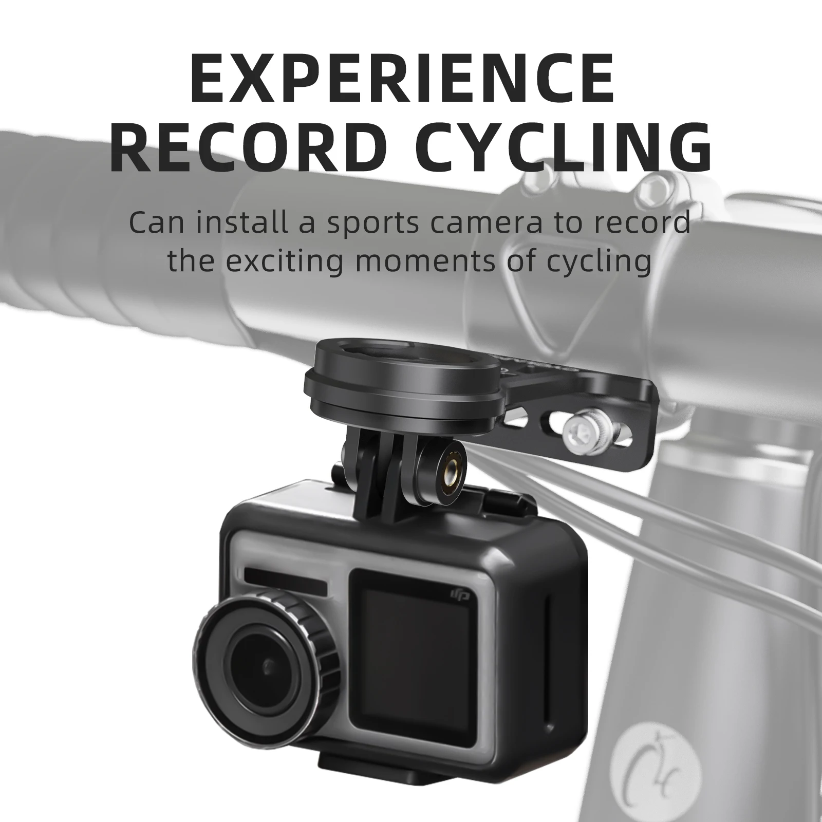 CYCLAMI Aluminium Alloy Double-sided Bike Computer Mount MTB Road GPS Headlight Holder Bracket For GARMIN XOSS IGPSPORT Bicycle