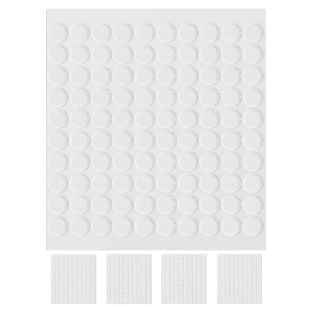 

500Pcs Transparent Round Double-Sided Adhesive Dots Strong Hold Removable Glue Points Posters Home Office Sticky Putty Adhesive