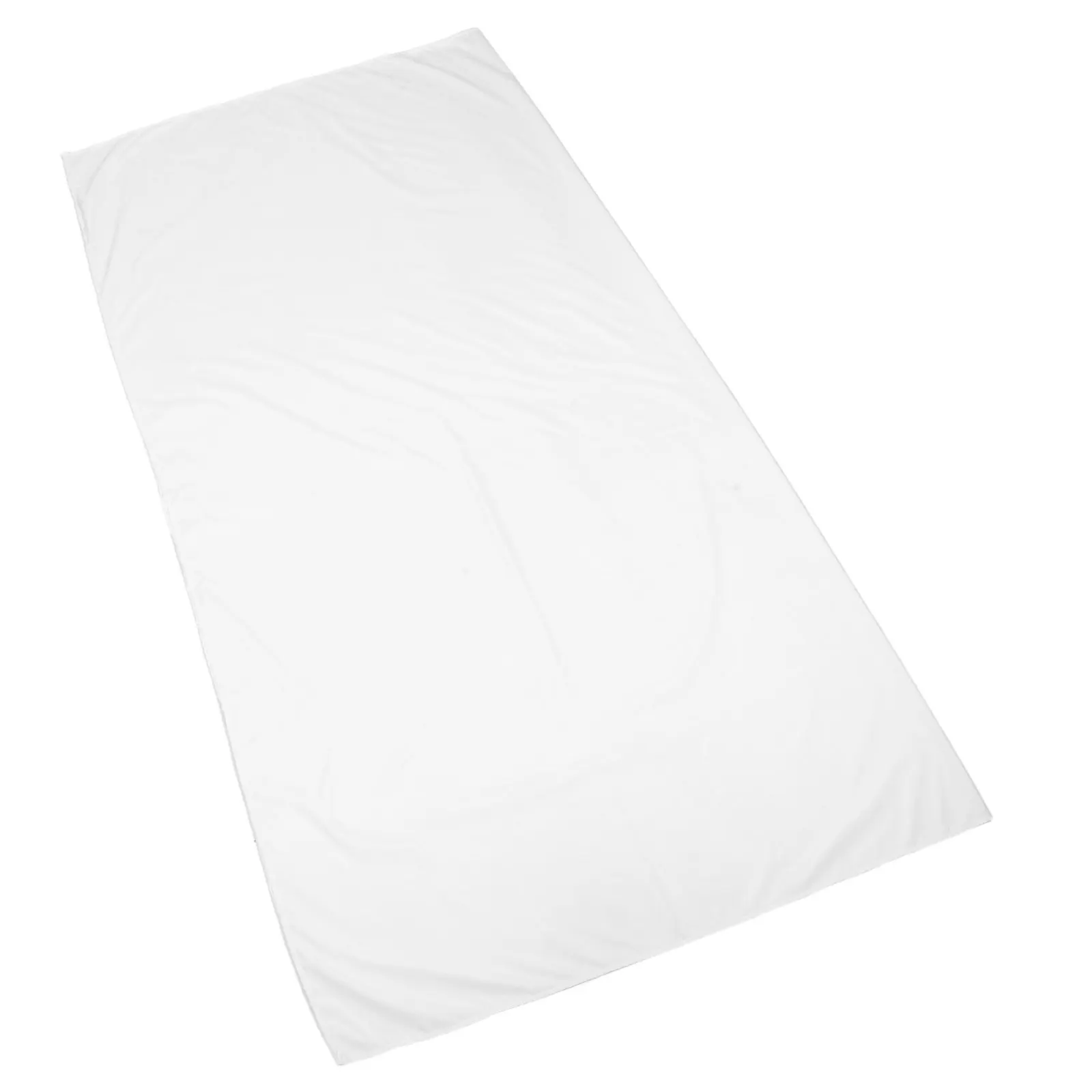King Size White Flat Sheet Hotel Polyester Smooth Wrinkle Resistant Breathable Cooling Top Sheet for Hospital Hostel Guest Room