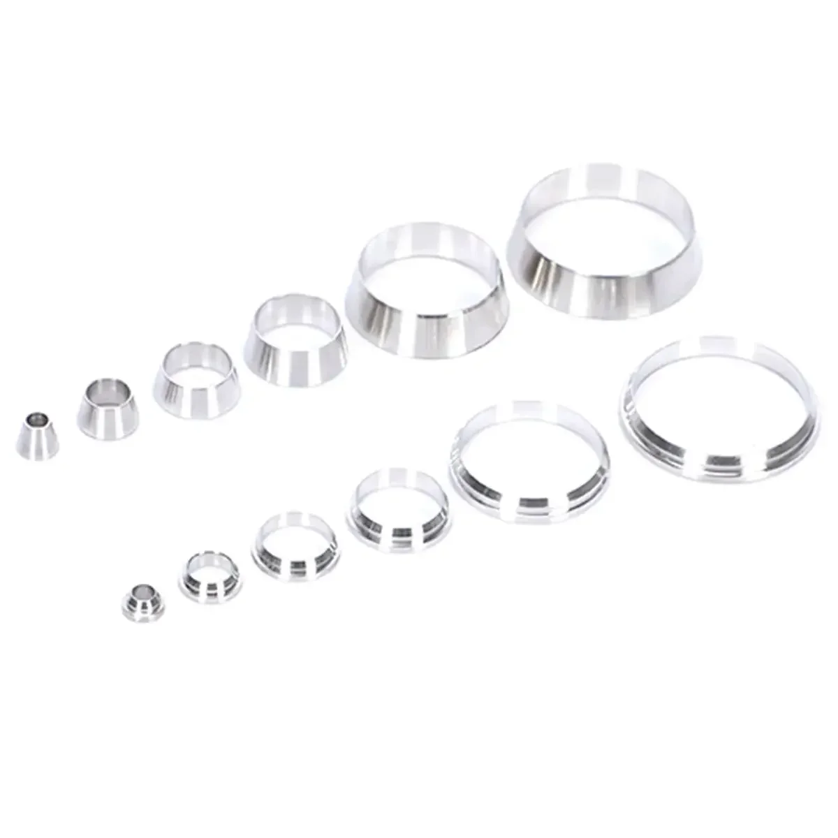 10pcs Fit Tube O/D 3-25mm 1/8