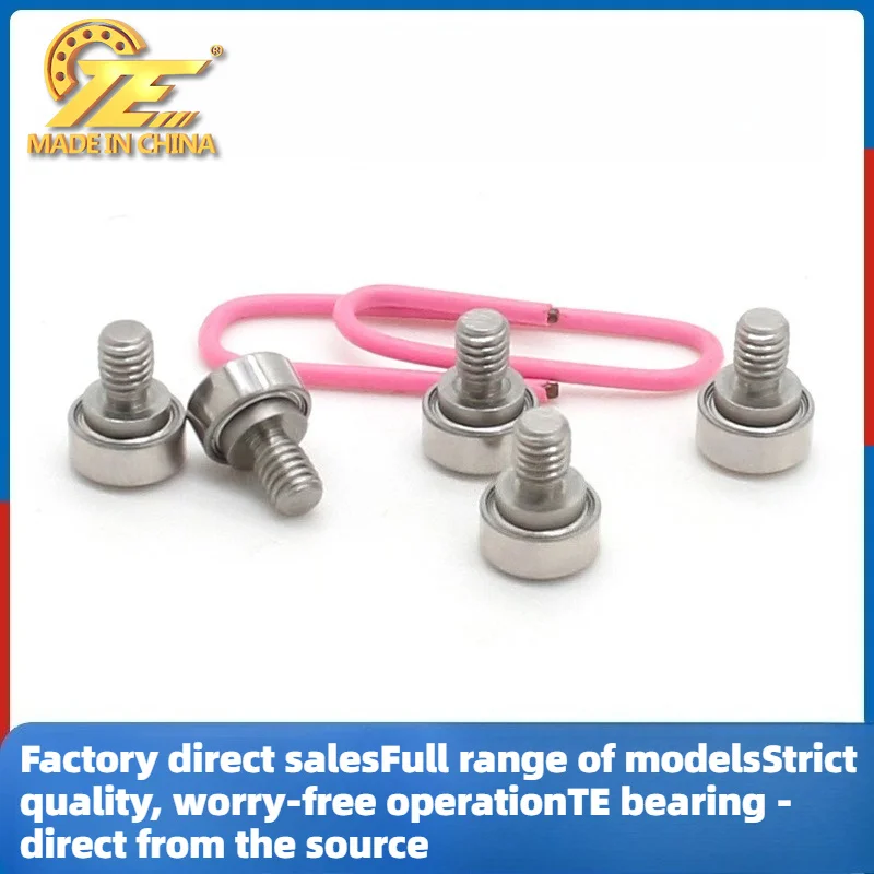 Externally threaded non-standard bearings SMR63ZZsmall stainless steel bearings with screws support production based on drawings