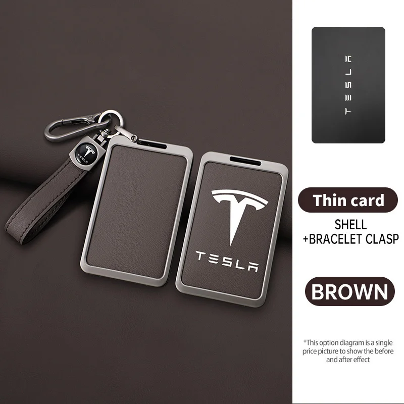 Custodia protettiva per custodia Smart Key Card NFC per Auto in lega di zinco per Tesla Model 3 Model S Model X Model Y accessori per Auto senza