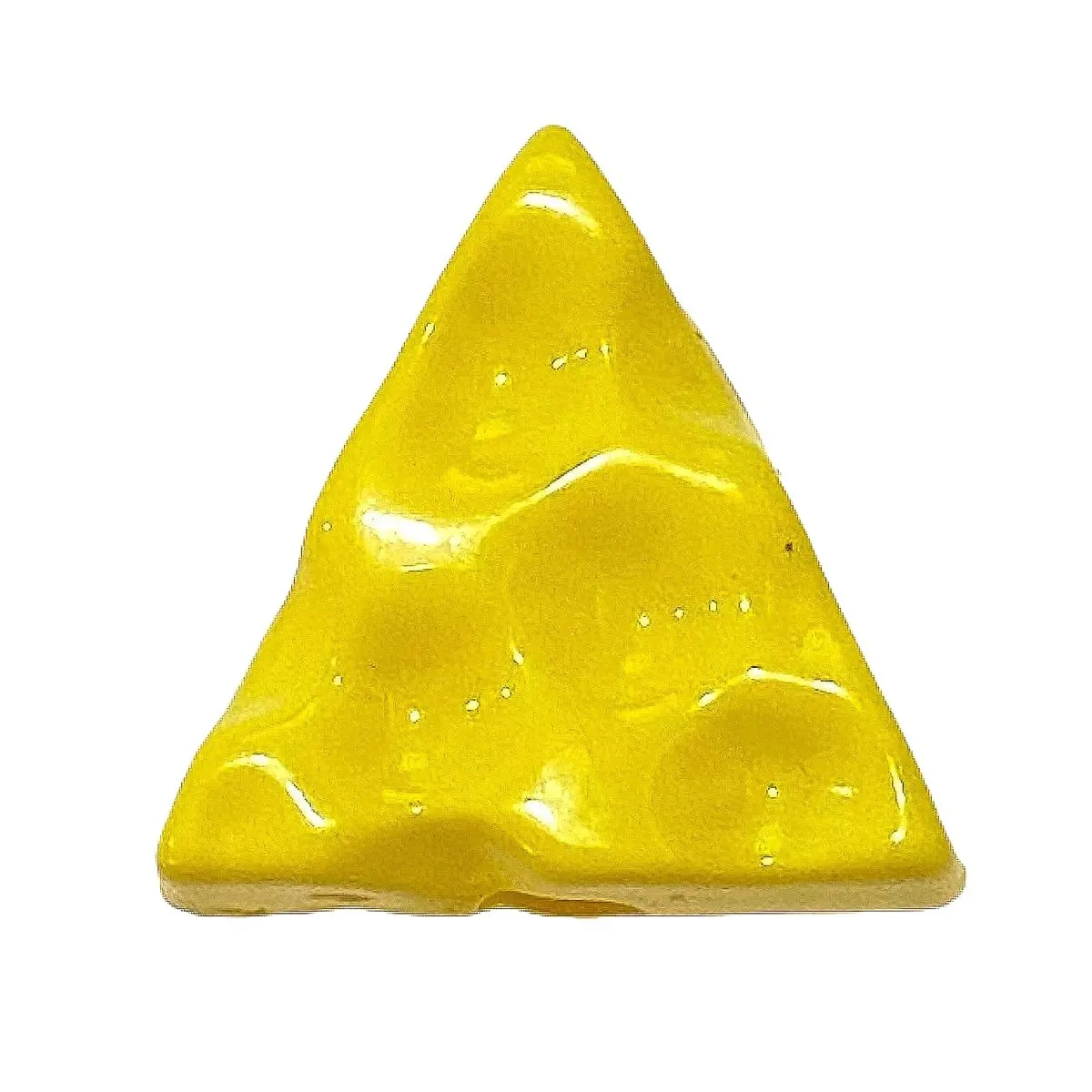 Fresh Solid Colors Geometry Triangle Shape Food Cheese Shape Jewelry Acrylic Beads Fit Bracelet Earring Necklace 100pcs 13*14mm