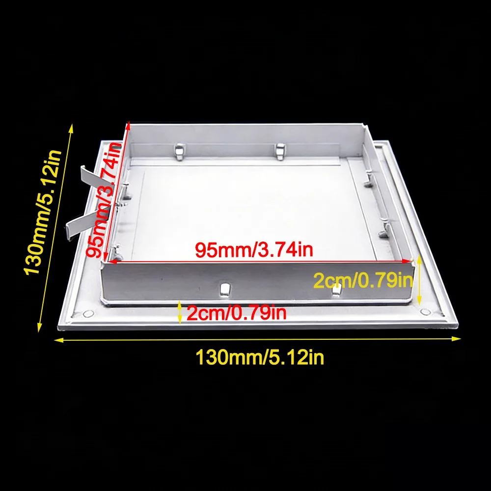 

Универсальная смотровая панель из алюминиевого сплава, белая, с защелкивающимся механизмом, антикоррозийная, съемная, для инспекционных отверстий в водосточных трубах
