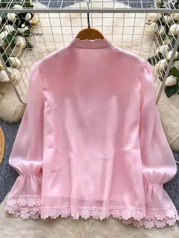 8 best sales romantisk blus - №6