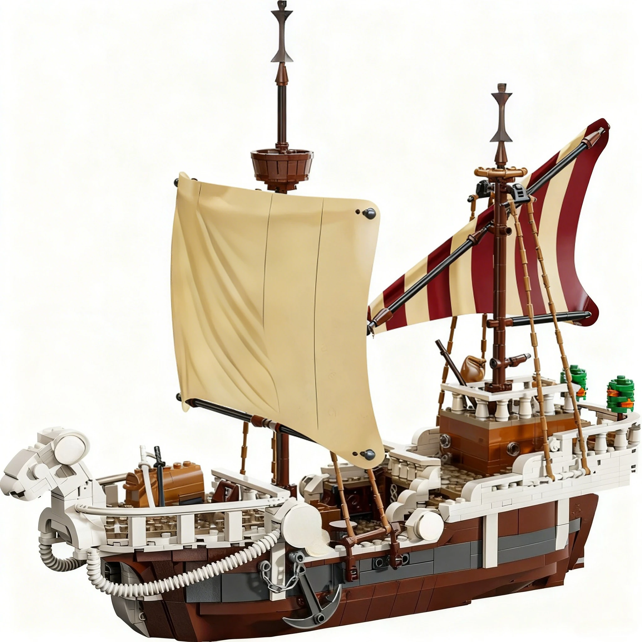 Conjuntos de blocos de construção de modelo de navio de aventura MINISO compatíveis com partículas Legoed adequadas para presentes de Natal 75639
