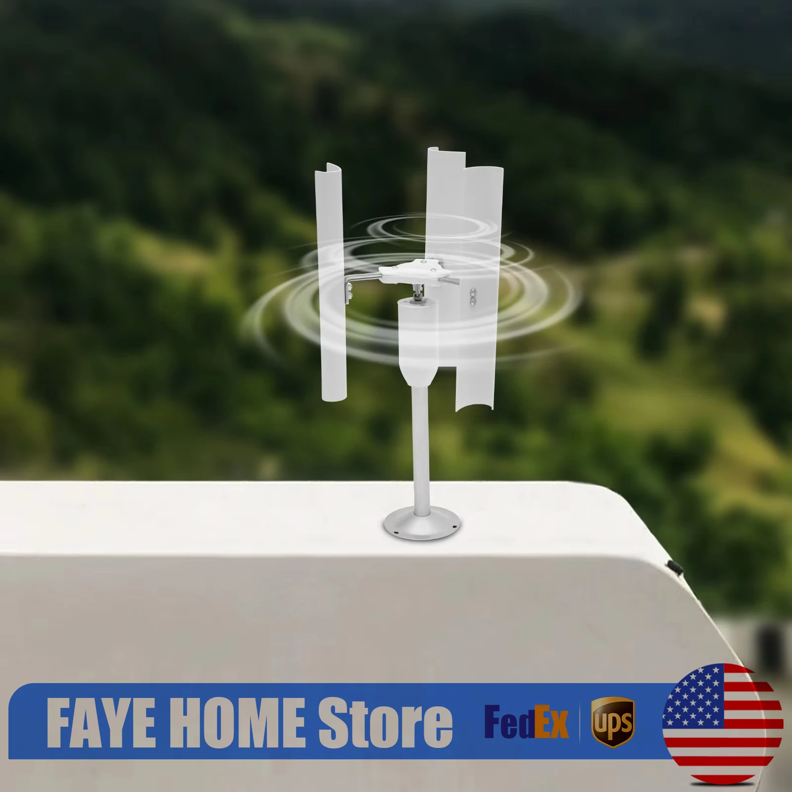 

Permanent Magnet Windmill Micro Wind Turbine Brushless Three-Phase DIY Model USA