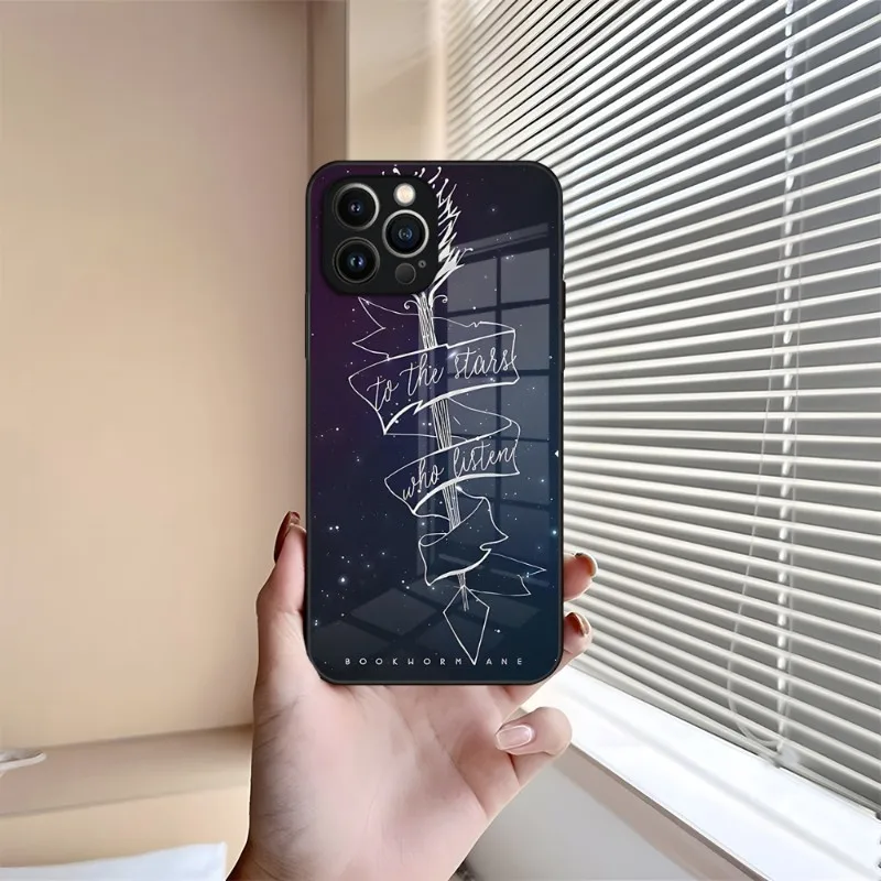 A Court Of Mist And Fury Sarah J Maas Phone Case Tempered Glass For IPhone 14 12 13 11 Pro XS Max Plus Mini X XR 8 7 6s SE2020