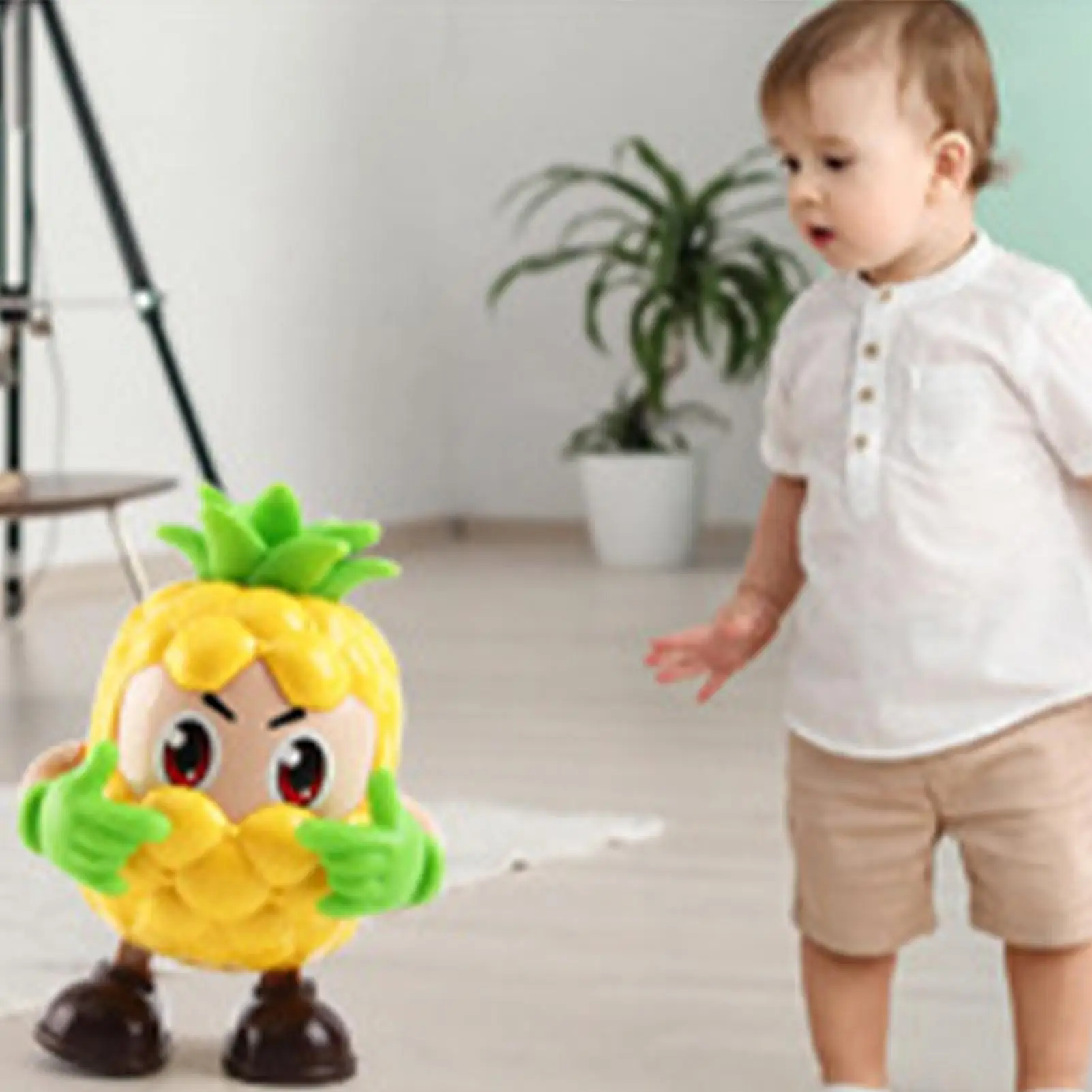 Dancing Toy Fruit Interactive Educational Robot Interactive Toy With Lights And Sounds For Preschool Birthday Boys Girls Party