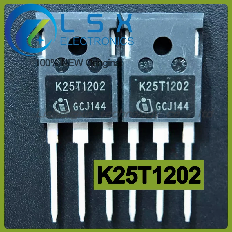 10pcs K25T1202 IKW25N120T2 TO-247 25A 1200V New and Original