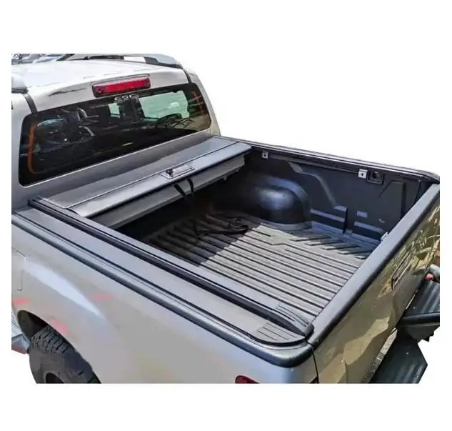 Aluminum Alloy Waterproof Manual Roller Lid Retractable Tonneau Cover Pickup Bed Cover Chevy Silverado GMC Sierra 1500 2500 3500