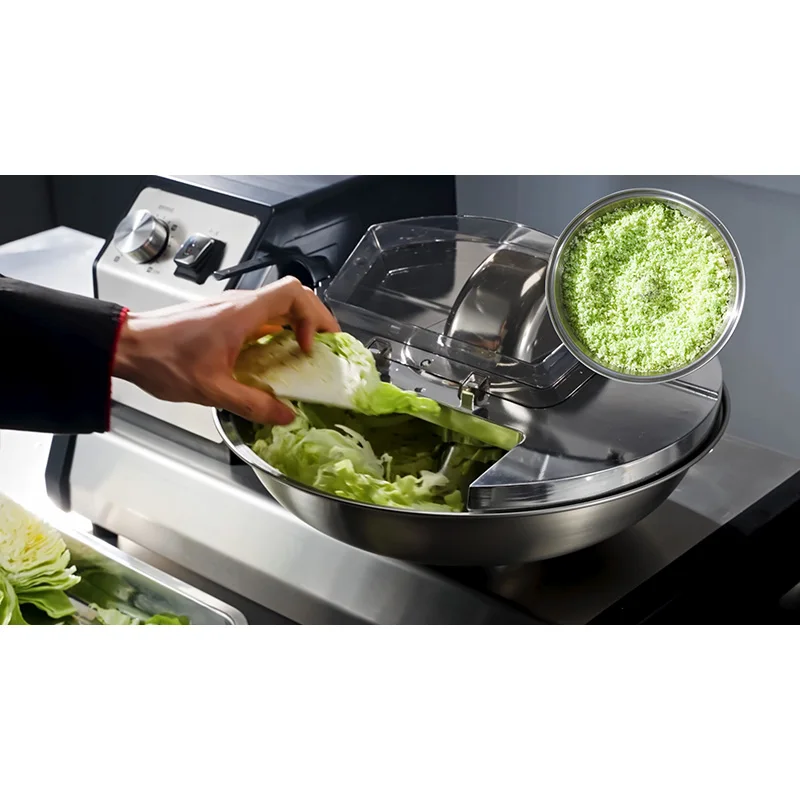 High Efficiency Large Bowl Vegetable Food Chopping Beef Meat Mixing Cutter Electric Machines