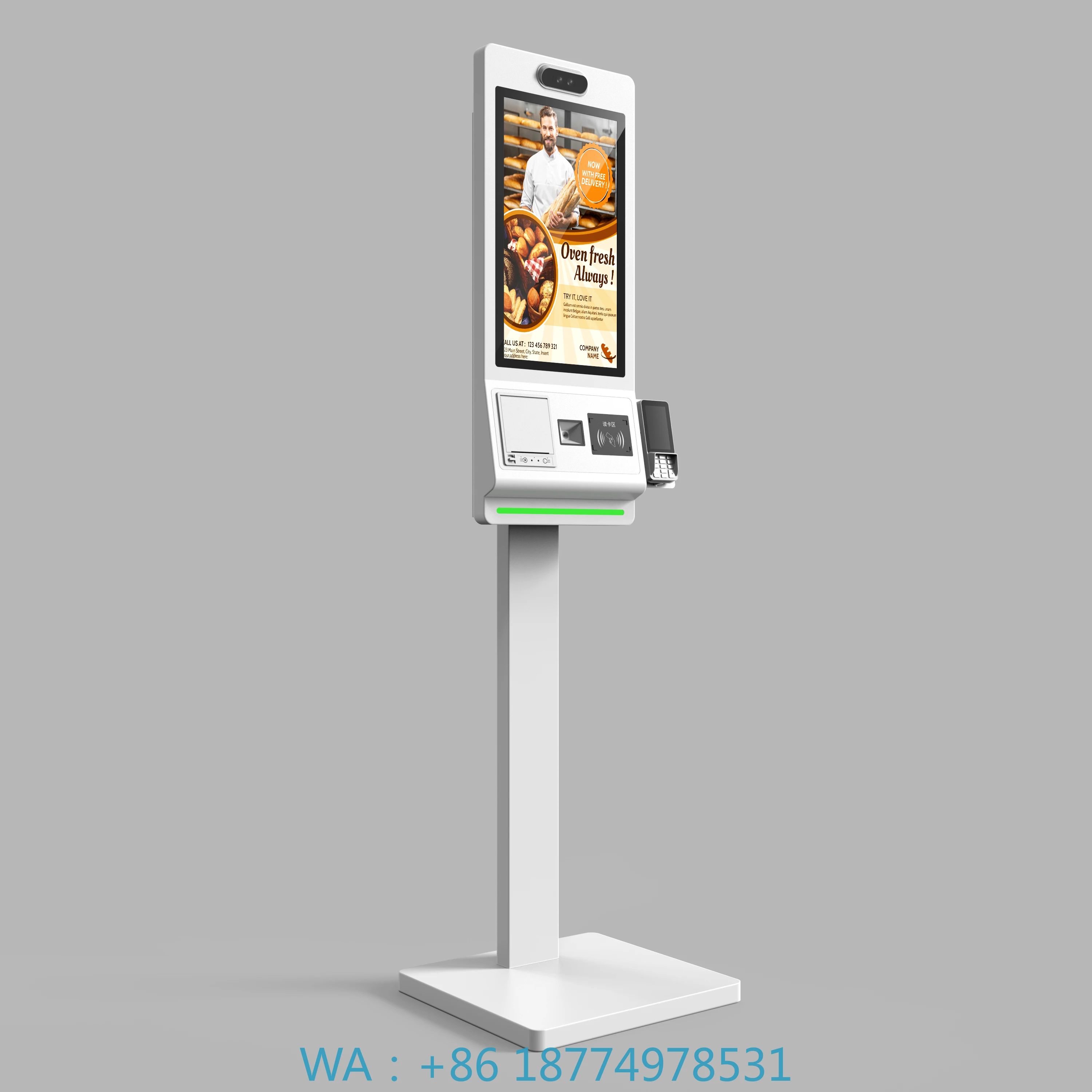 Wholesale 21.5 23.6 24 27 32 inch  Restaurant Ordering Machine Self Service Order Kiosk Smart Cashless for Food Court Canteen