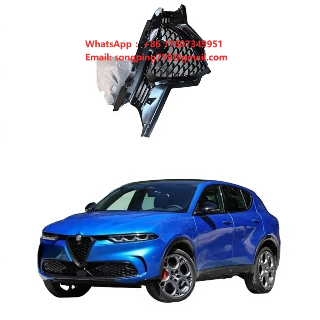Adapted for Alfa Romeo Tonale Front Grille Front Bumper Mesh Middle Mesh Air Intake Front Decorative Mesh-Made in China