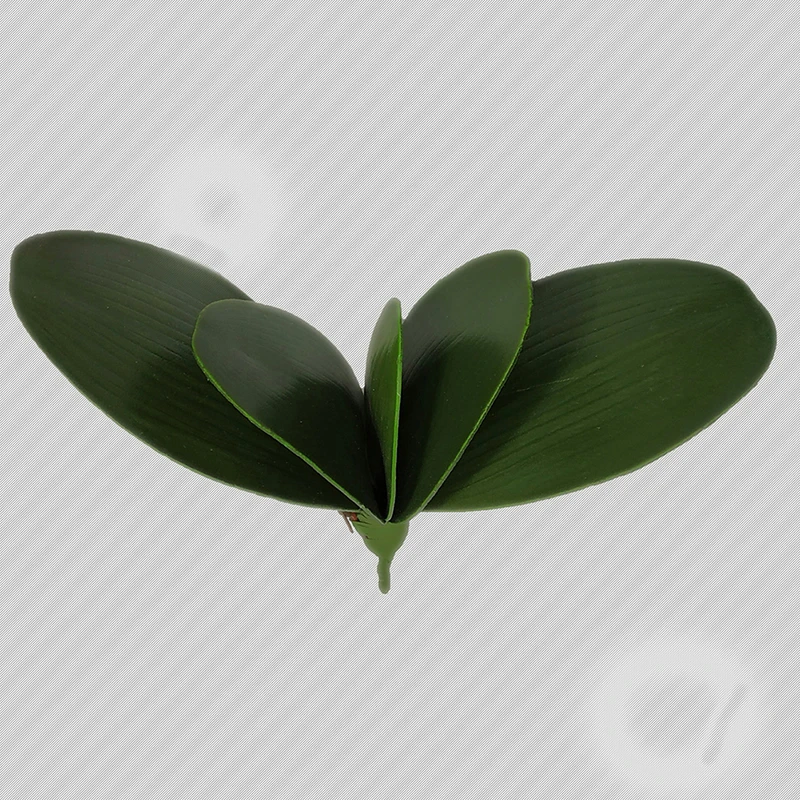 Artificial Phalaenopsis Orchids Leaves Green Plants Simulation Moth Orchid Leaf DIY Flowers Garden Bonsai Room Home Decoration