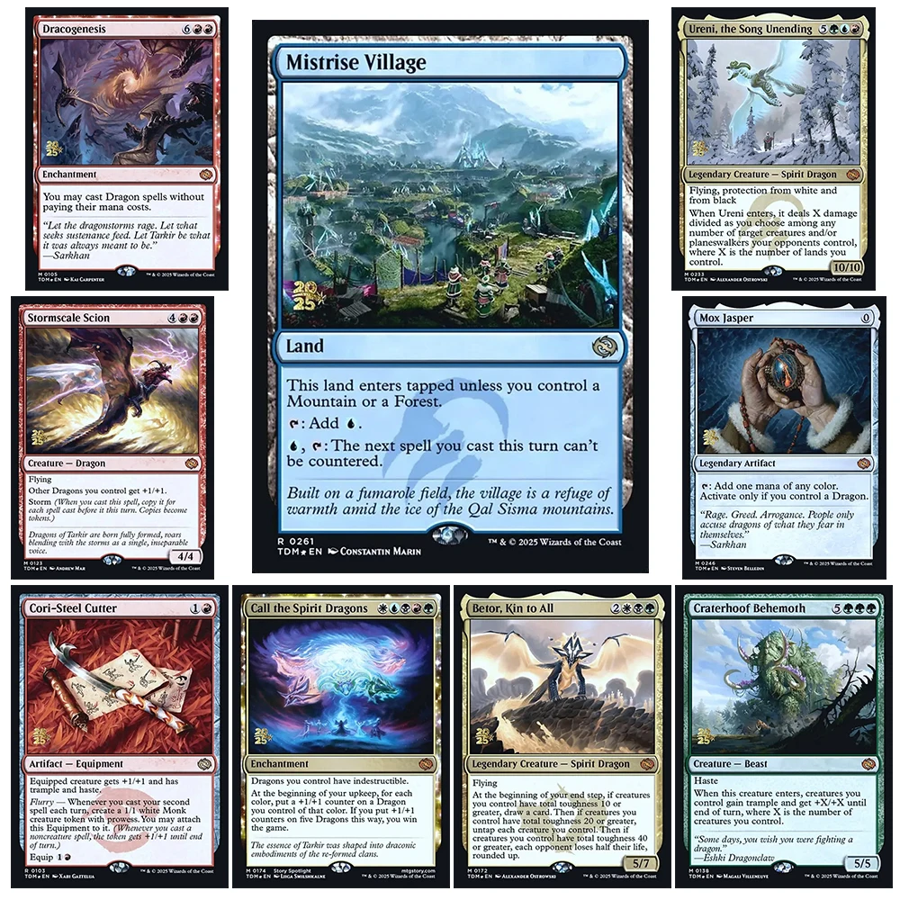 

Magic the Gatherings storms homemade Board game cards Elspeth Rot Curse Rakshasa Dracogenesis Betor Ureni Glitter card toy