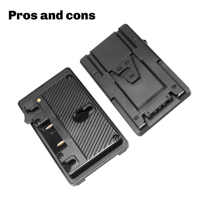 Placa adaptadora de montaje AA87 V para batería tipo Anton a placa de montaje Sony V con salida de grifo D estándar para Monitor de cámara