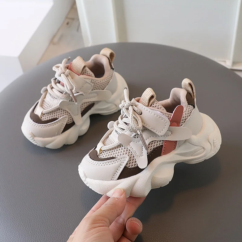 Children's Sneakers Spring Autumn Versatile Kids School Running Shoes Fashion Non-slip Boys Girls Sports Tennis Shoes Breathable