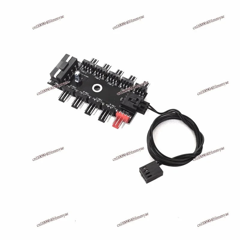 Main Board 4pin Fan PWM Temperature Control Speed Control/hub Computer Chassis Fan 1 Minute 10 Four Pin Fan Expansion