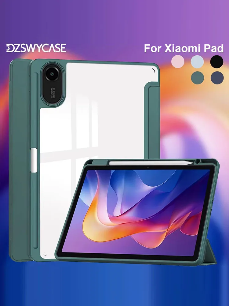 Coque pour XiaoMi RedMi Pad 2 11 pouces, RedMi Pad Pro 12.1, RedMi SE 11 8.7, XiaoMi Pad 7/8 11.2, MiPad 6 11, housse transparente pour PC