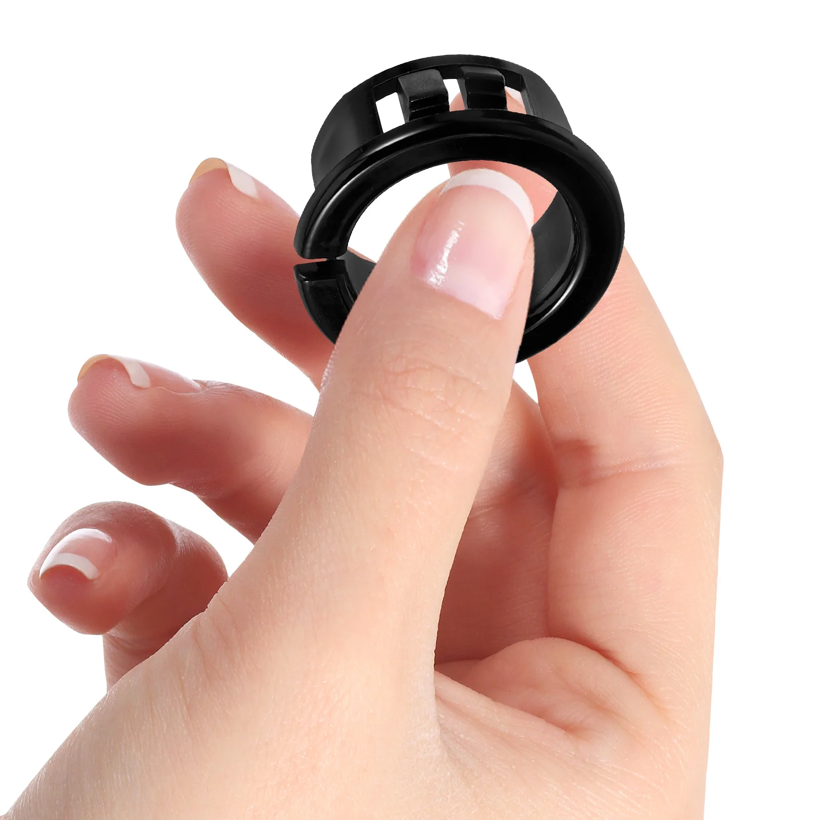 

50 pcs Cable Snap Bushing Grommets 10Mm Round Snap In Wire Protection Nylon Bushing For Electrical Appliance Cable Mounting