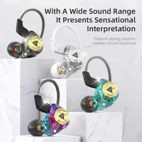 QKZ CK5 Wired Earphones In-Ear Headphones with Mic Volume Control HiFi Stereo Sound Deep Bass Tangle-Free for Phone Laptop PC 4