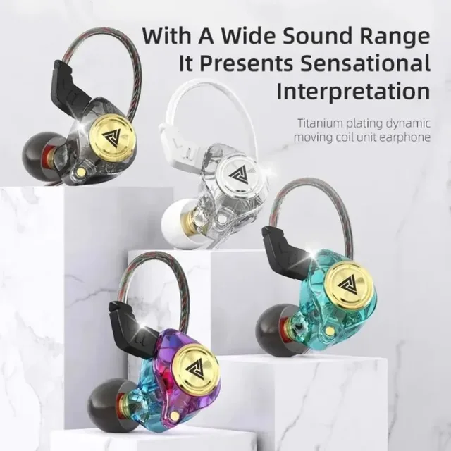 QKZ CK5 Wired Earphones In-Ear Headphones with Mic Volume Control HiFi Stereo Sound Deep Bass Tangle-Free for Phone Laptop PC 4 QKZ CK5 Wired Earphones In-Ear Headphones with Mic Volume Control HiFi Stereo Sound Deep Bass Tangle-Free for Phone Laptop PC 4